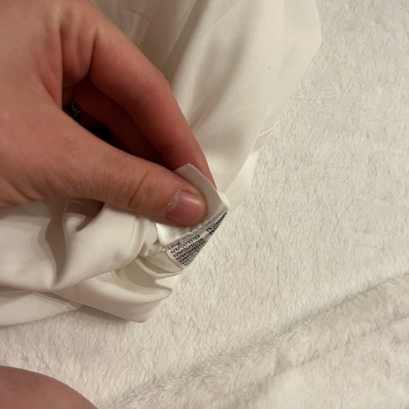 Tiger Mist White Wrap Mini Skirt - Picture 7 of 10